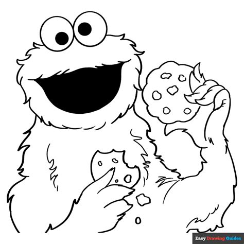 Cookie Monster Coloring Pages Printable