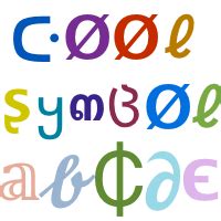 Kombinasi Font dan Unicode