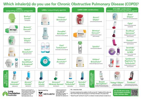 Copd Inhaler Chart