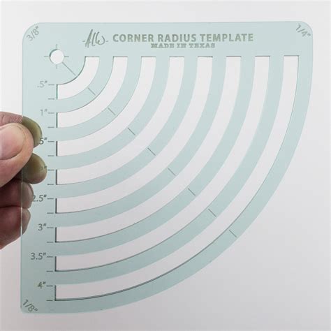 Corner Radius Templates