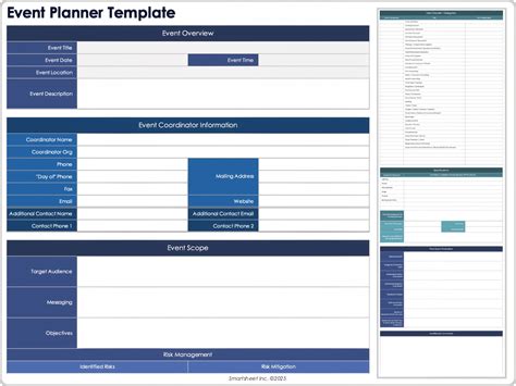 Corporate Event Planning Template
