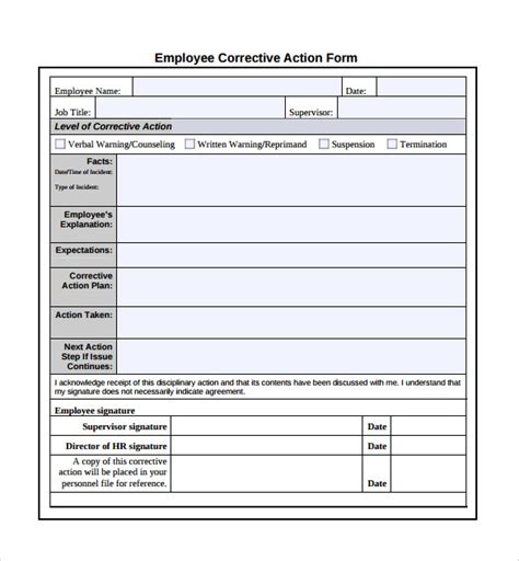 Plan Form Template