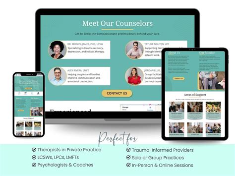 Counselor Website Templates