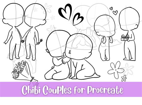 Couple Template Drawing