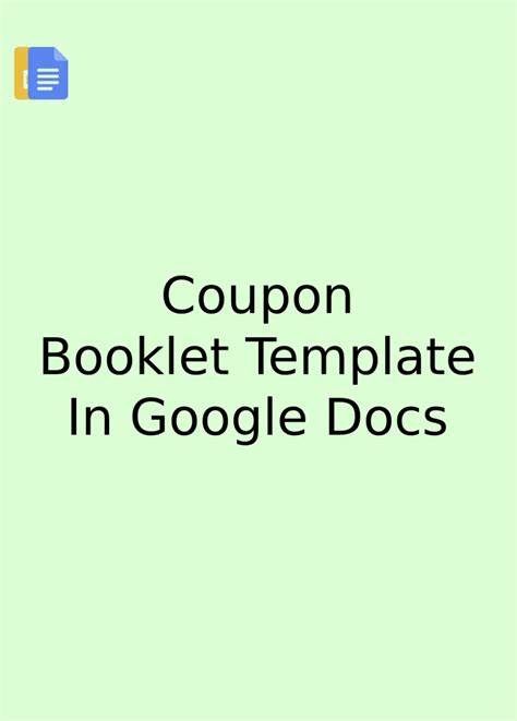 Coupon Template Google Docs