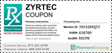 Coupons For Zyrtec Printable