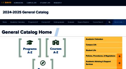 Course Catalog Site Basc Ucdavis Edu