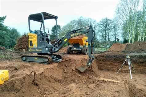 Coventry mini digger and driver