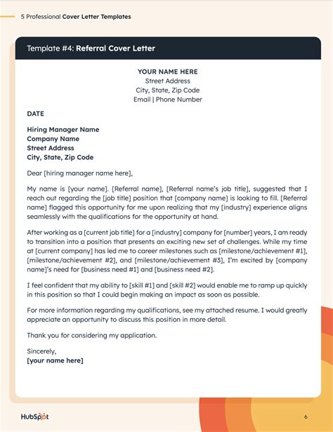 Cover Letter Template Pages