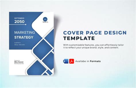 Cover Page Ms Word Template