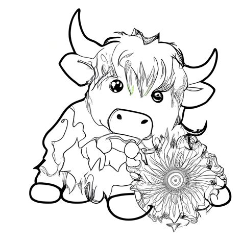 Cow Coloring Pages Free Printable