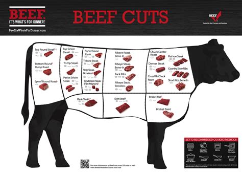 Cow Cuts Chart