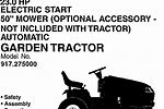 Craftsman Lawn Tractor Repair Manual