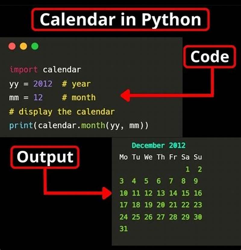 Create A Calendar In Python