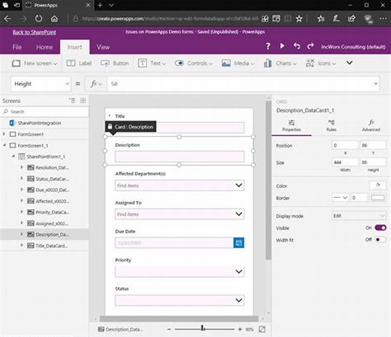 Create A Fillable Form In Powerapps