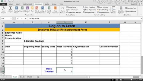 Create A Template In Excel