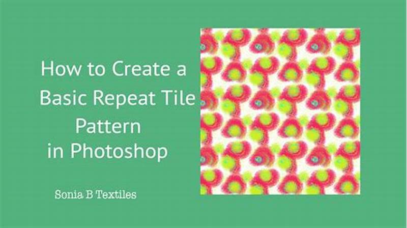 Create A Tile Pattern In Photoshop
