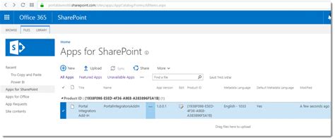 Create Add-ins Catalog On Sharepoint