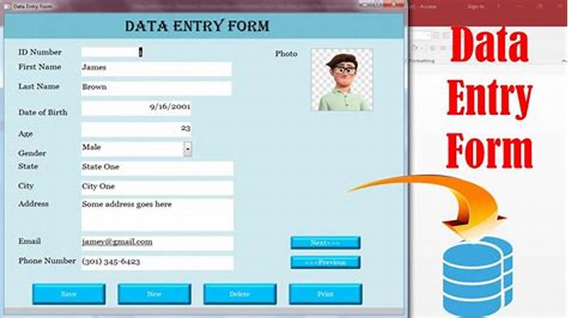 Create Form In Access For Data Entry