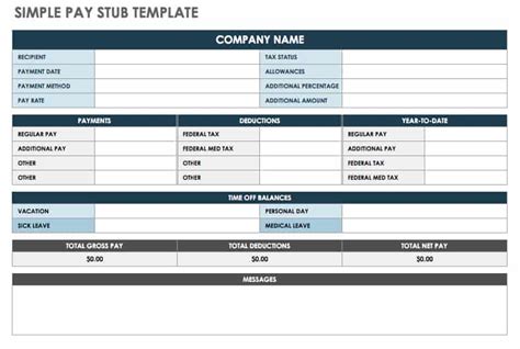 Create Pay Stubs Template