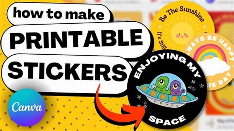 Create Printable Stickers