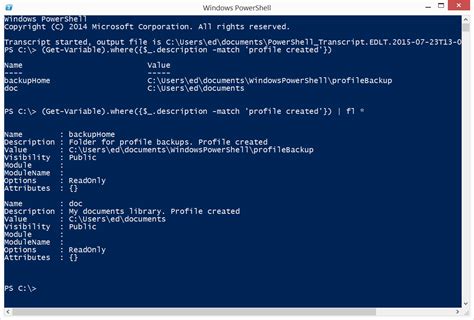 Create a Variable in PowerShell