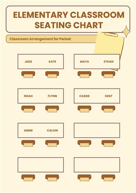 Creating A Seating Chart