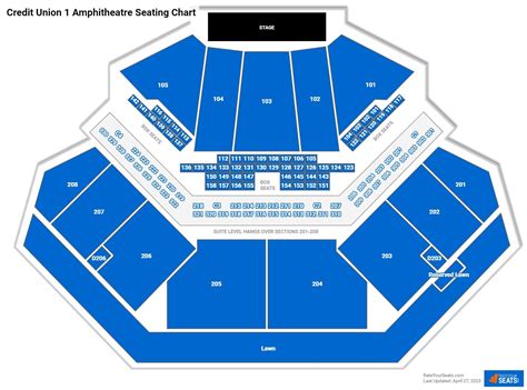 Credit Union One Amphitheater Seating Chart