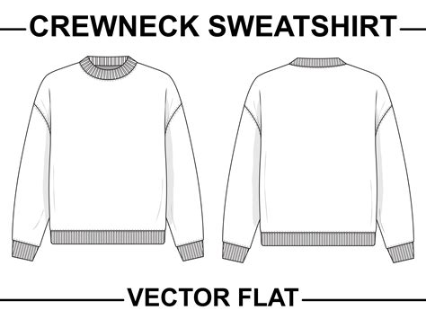 Crewneck Sweatshirt Template