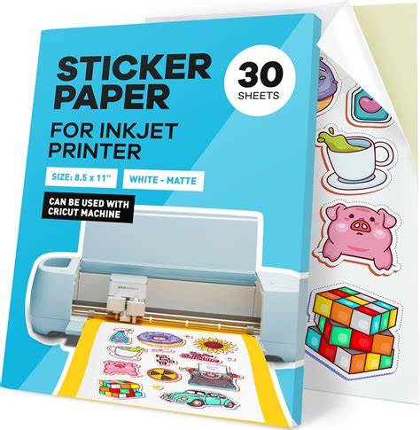 Cricut Printable Vinyl Sticker Paper Diy Decal And Stickers Bundle
