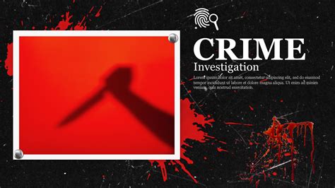 Crime Scene Slides Template