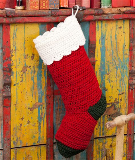 Crochet Christmas Stocking Heel