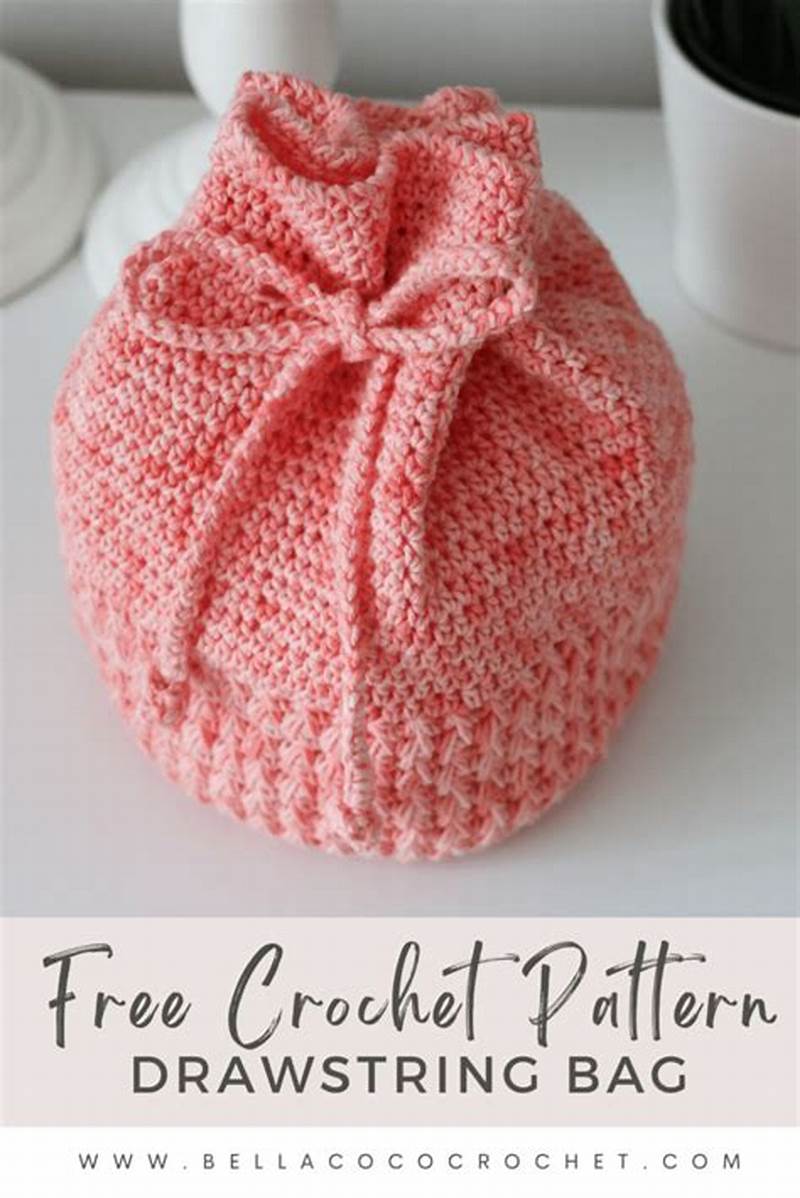 Crochet Drawstring Purse Pattern