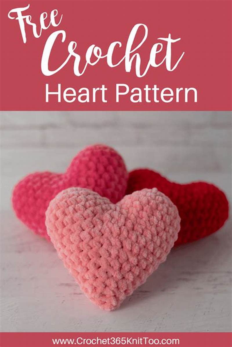 Crochet Heart Pattern Tutorial