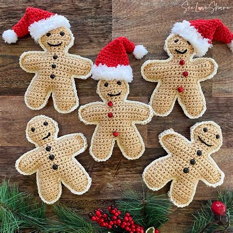 Crochet Pattern Gingerbread Man