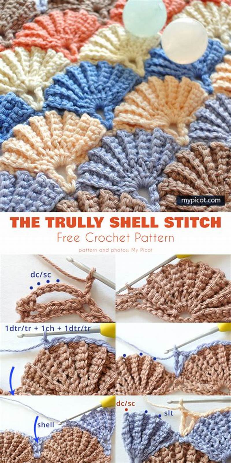 Crochet Shell Pattern Free