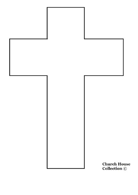 Cross Template To Print