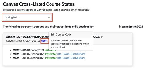 Cross-listed Course Refer To Current Catalog