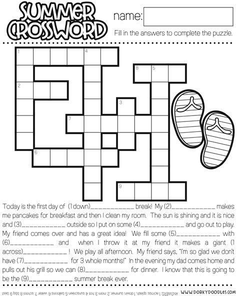 Crossword Search Printable