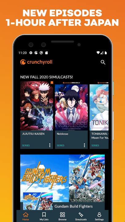Crunchyroll mobile app