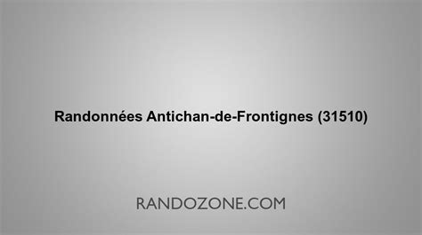 Culo à Antichan-de-Frontignes