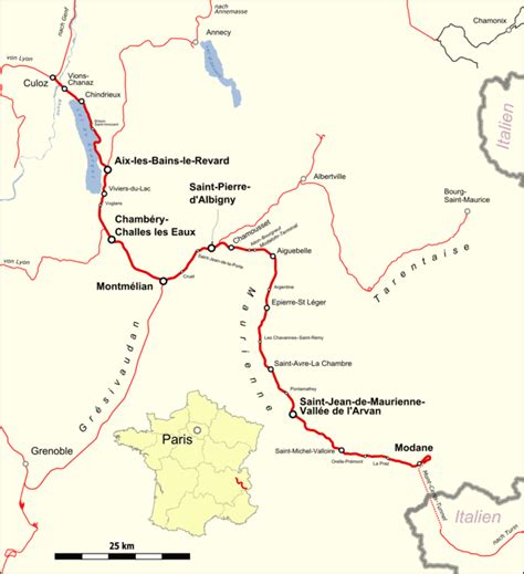 Culoz–Modane Railway à Val-d'Arc
