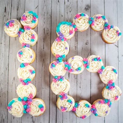 Cupcake Number Template
