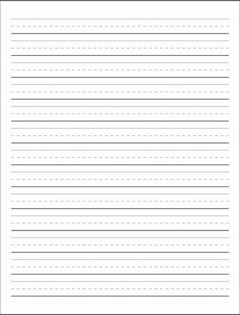 Cursive Paper Printable