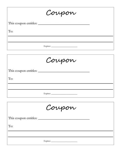 Custom Coupon Template