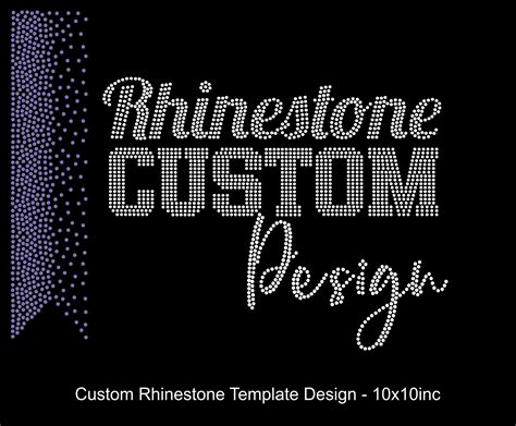 Custom Rhinestone Template
