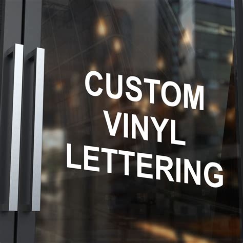 Custom Vinyl Lettering