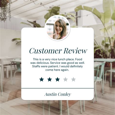 Customer Reviews Template