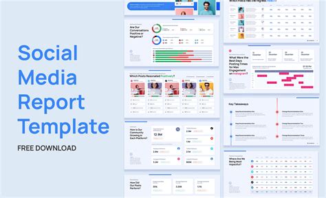 Customizable Social Media Reporting Template