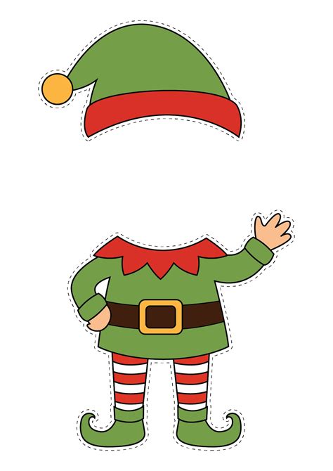 Cut Out Elf Body Template